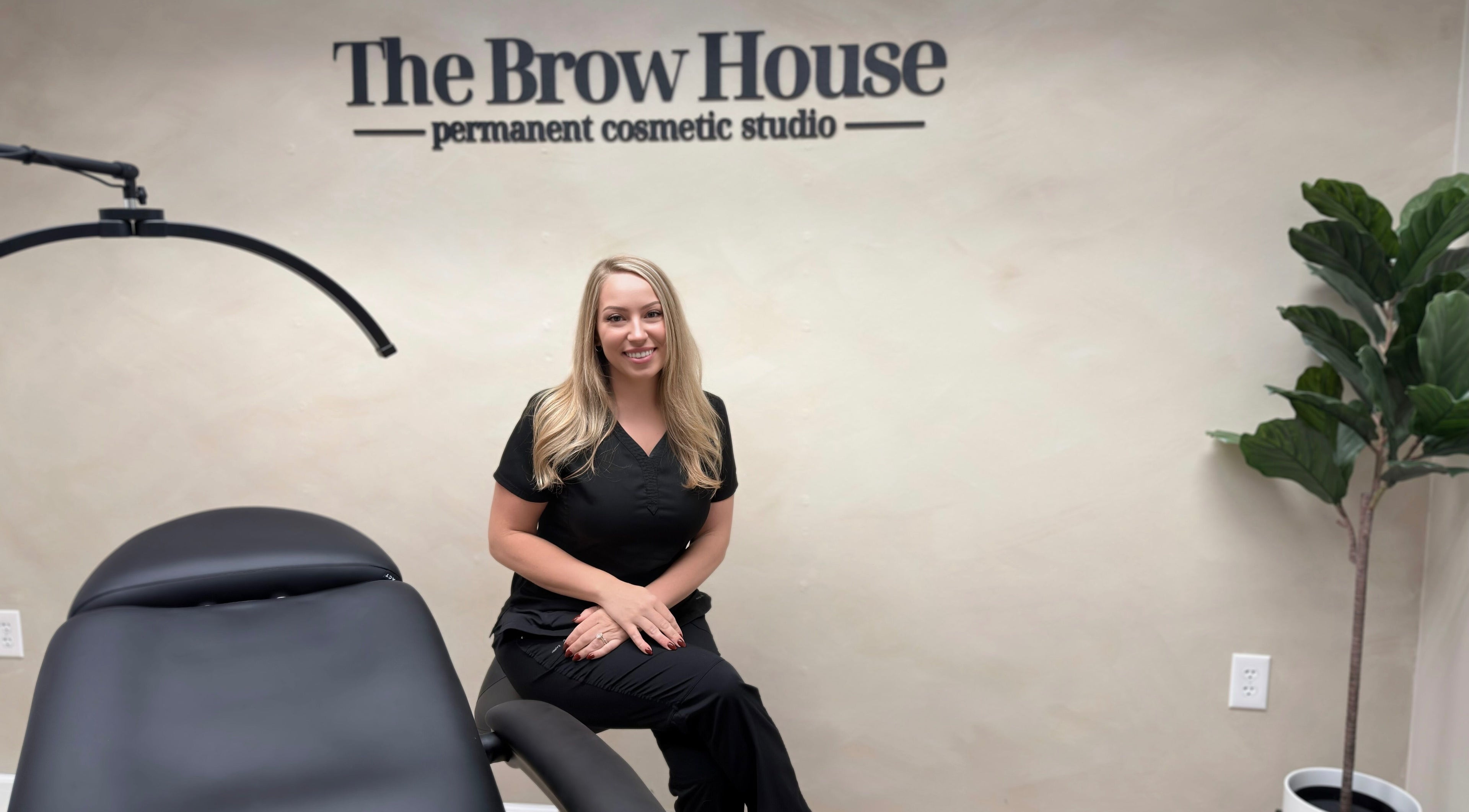 Friendly professional at The Brow House on Mill in Danville, Pennsylvania, US, welcoming clients.