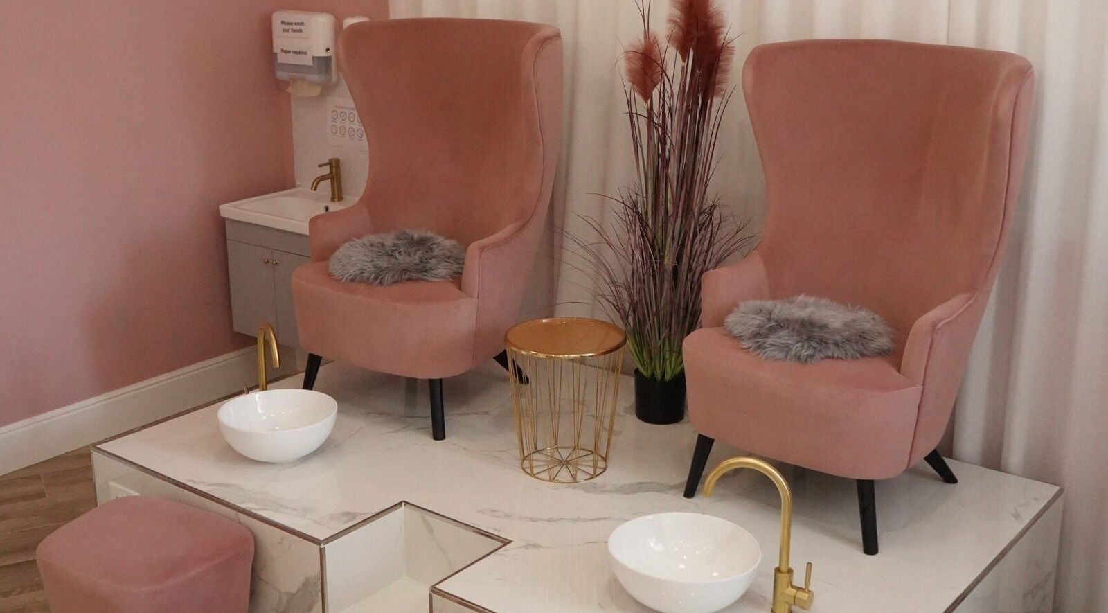 Luxurious pedicure chairs at Total Beauty Malta in Ħal Luqa, MT. Perfect for relaxation and pampering.