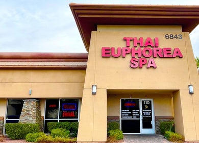 Front view of Thai Euphorea Spa & Massage in Las Vegas, Nevada, US showcasing welcoming entrance.