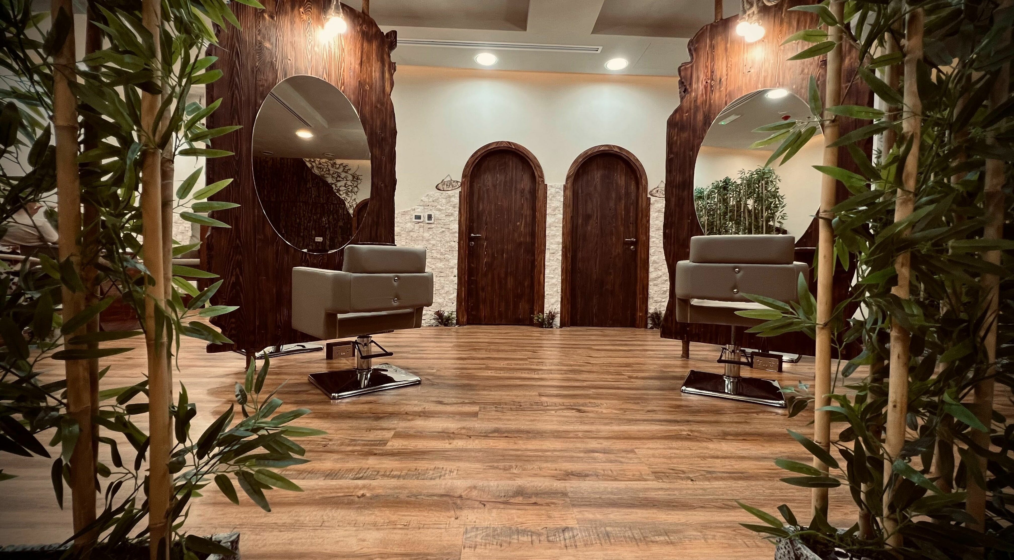 Stylish salon interior with plush chairs and elegant decor at Beauty Republic Ladies Salon, Dubai, Dubai, AE.