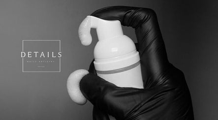 Glistening foam dispensed at Details Nails Artistry Spa, Riyadh, Riyadh Province, SA, emphasizing luxury care.