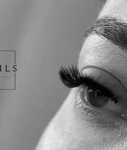 Close-up of a styled eye from Details Nails Artistry Spa (Home Service), Riyadh, Riyadh Province, SA.