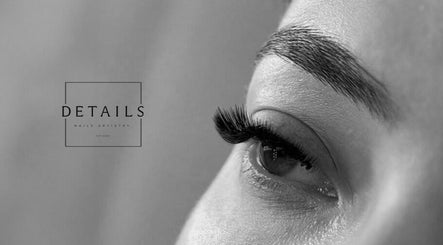 Close-up of a styled eye from Details Nails Artistry Spa (Home Service), Riyadh, Riyadh Province, SA.