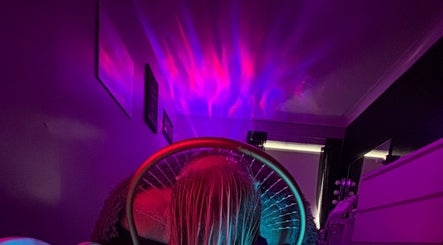 Ambient purple lighting at SAHD Spa Clinic - Chopwell in Newcastle Upon Tyne, England, GB, creating a relaxing ambiance.