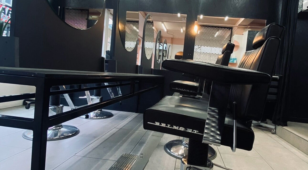 Stylish salon chairs at Solarium Point, Ramsgate, England, GB offering sleek and modern beauty services.