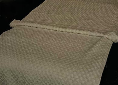 Comfortable massage table at Leyla’s Holistic Therapies, St Albans, England, GB, ready for treatments.