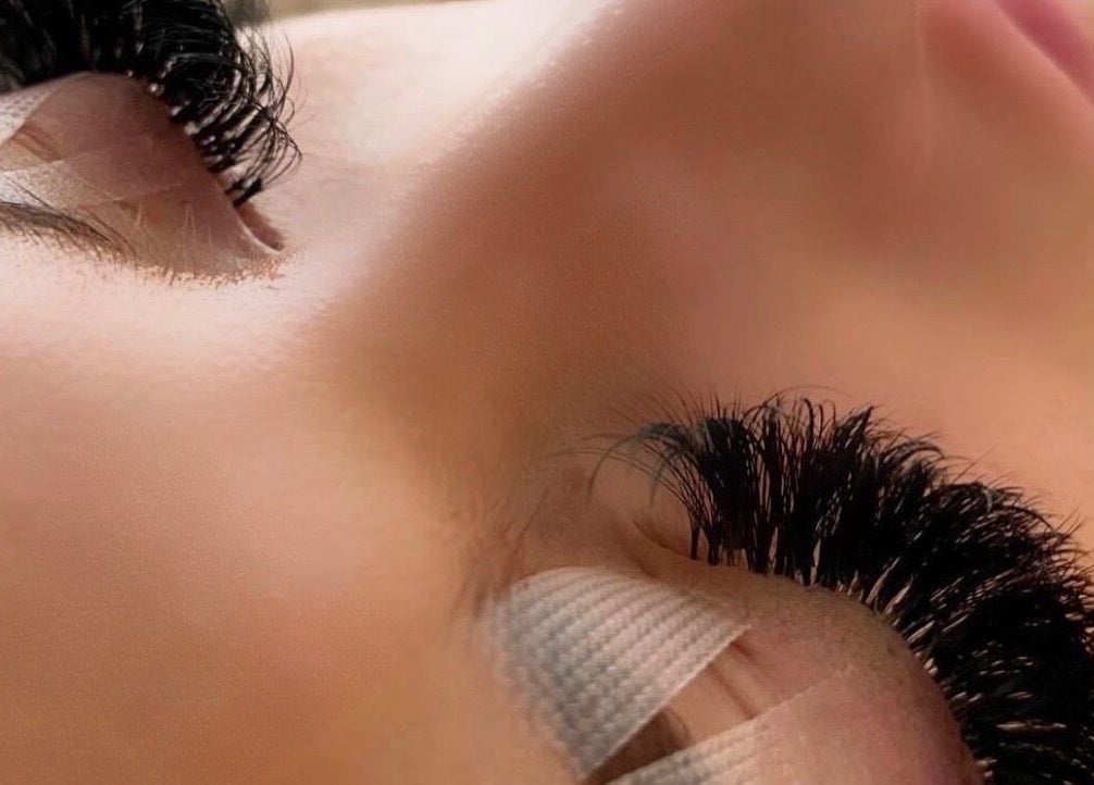 Close-up of eyelash extension at Cobeautystudio, Church Warsop, England, GB showcasing precision and style.