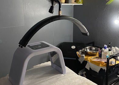 Modern treatment setup at Body and Skin Treatments by Michelle in Nassau, New Providence, BS.