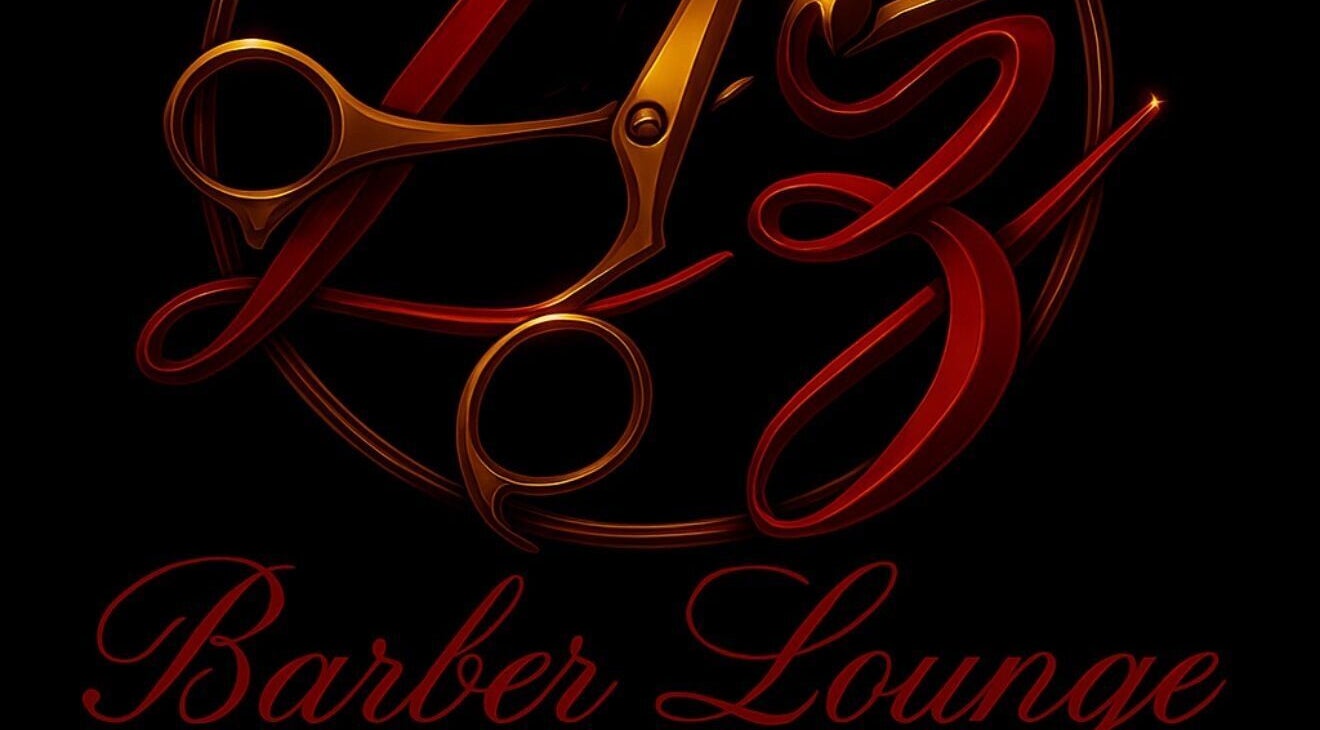 Logo of Z’z Barber Lounge featuring scissors and stylized text, Logan, Utah, US.