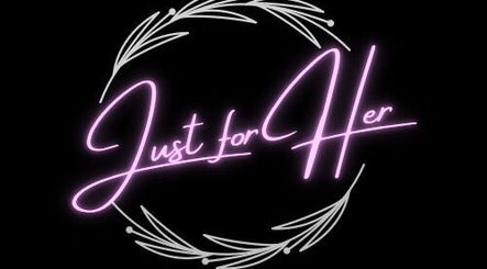 Neon logo reading 'Just for Her' at Just for Her Beauty Spa, Tunapuna, Tunapuna/Piarco Regional Corporation, TT.