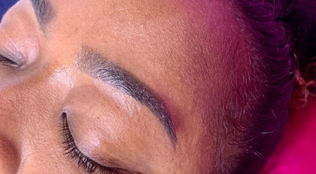 Flawlessly groomed eyebrow at Just for Her Beauty Spa, Tunapuna, Tunapuna/Piarco Regional Corporation, TT.