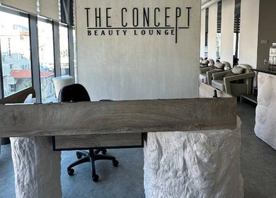 Front desk at The Concept Beauty Lounge, Amman, Amman Governorate, JO showcasing modern design.
