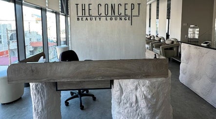 Front desk at The Concept Beauty Lounge, Amman, Amman Governorate, JO showcasing modern design.