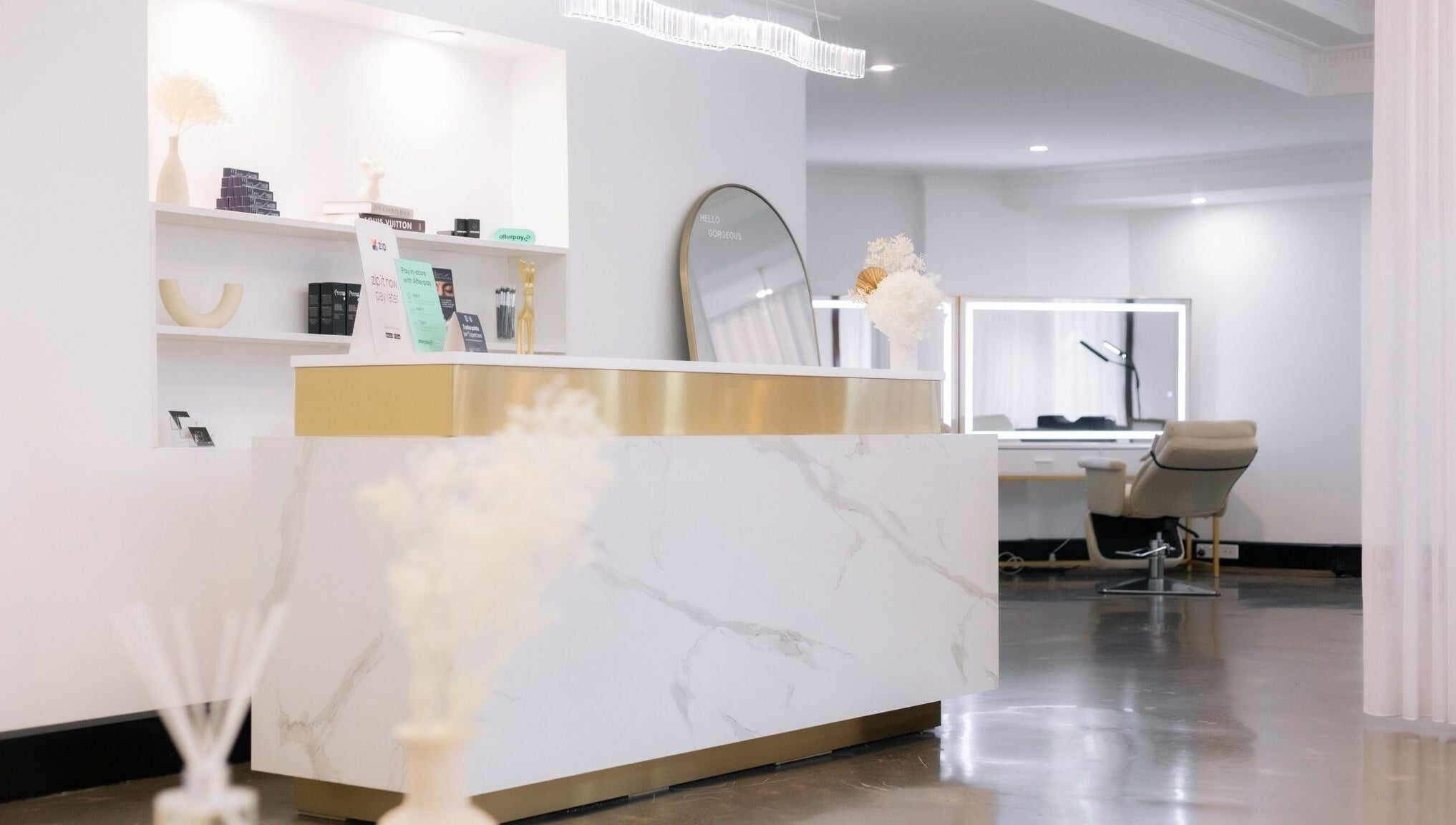 LBA Lashes - Crows Nest interior with modern reception and stylish decor in Crows Nest, New South Wales, AU.