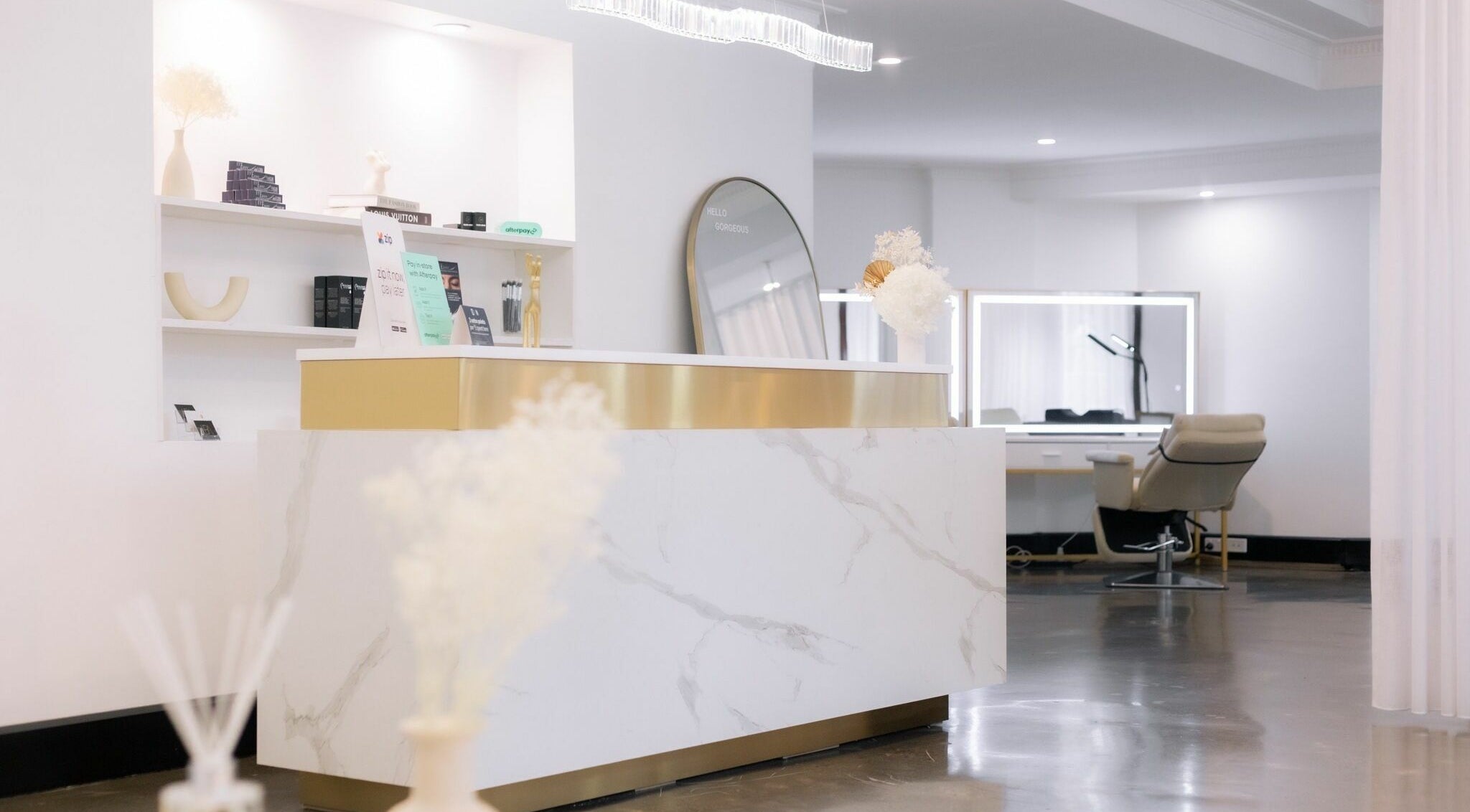 LBA Lashes - Crows Nest interior with modern reception and stylish decor in Crows Nest, New South Wales, AU.