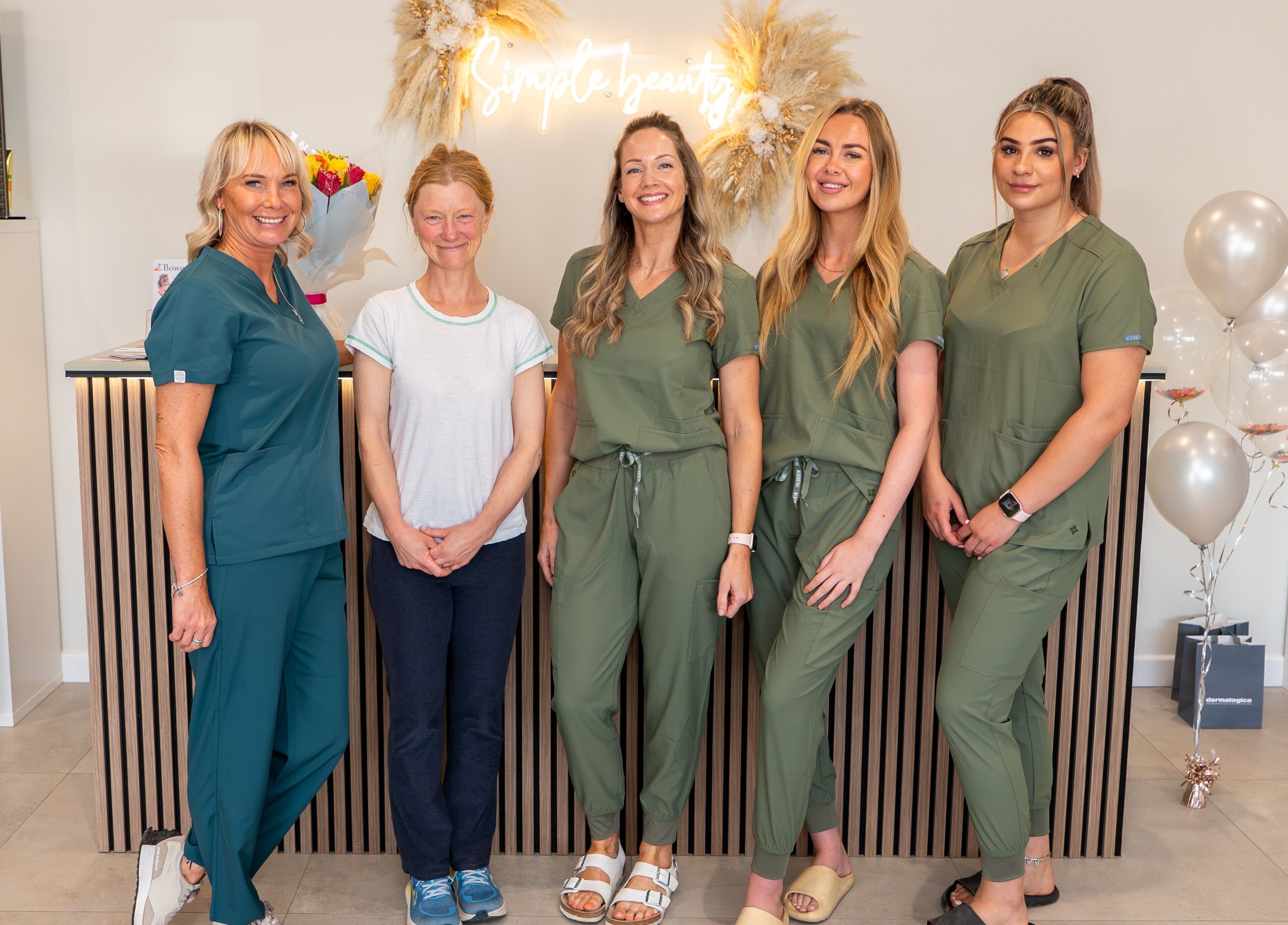 The friendly team at Simple Beauty welcomes clients in Cullompton, England, GB.