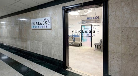 Entrance of Furless Permanent Al Quoz (Dubai/Electrolysis), Dubai, AE, featuring sleek modern design.