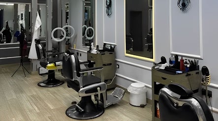 Sleek interior of BRILLIANT STYLES GENTS SALON - SPA and Barbers Shop, Al Barsha 1, Dubai, AE.