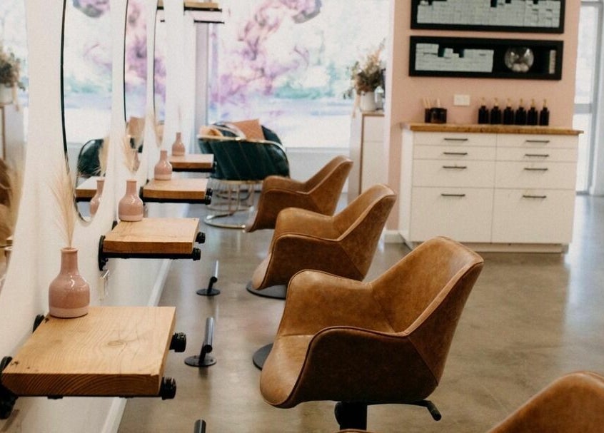 Inviting salon interior at The Color Room Glenbrook, Glenbrook, New South Wales, AU with stylish decor.