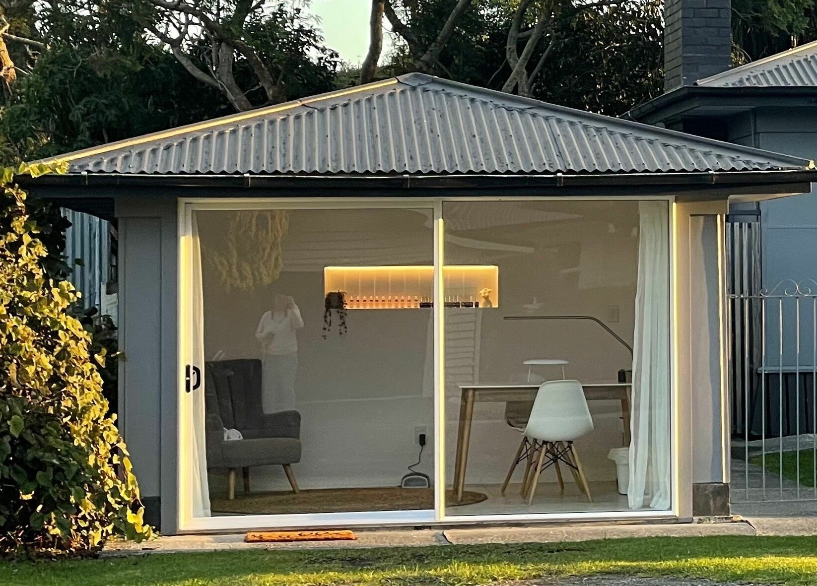 Inviting view of Nail Alley in Waipu, Northland, NZ, showcasing a serene and stylish beauty venue exterior.