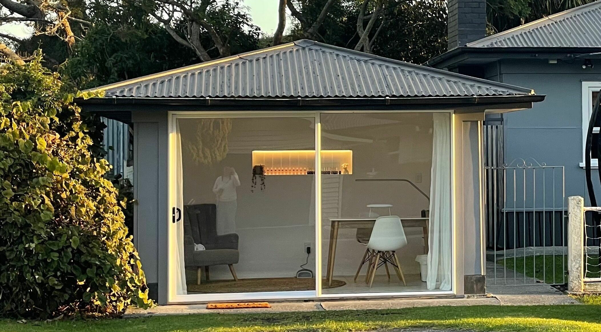 Inviting view of Nail Alley in Waipu, Northland, NZ, showcasing a serene and stylish beauty venue exterior.