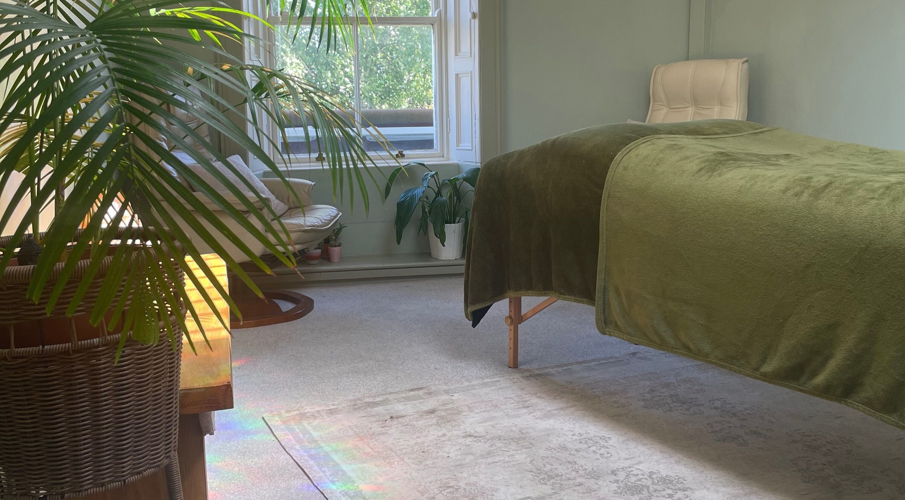 Tranquil room at Integrative Bodywork, Massage & Somatic Therapy - Makia Mullen, Dublin, County Dublin, IE.