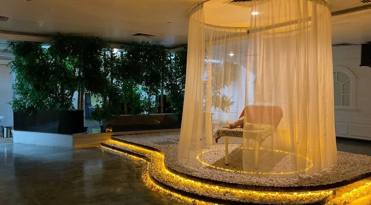 Relaxing ambiance at LAWA LAWA SPA @Menara Zurich, Johor Bahru, Johor, MY with lush greenery and soft lighting.