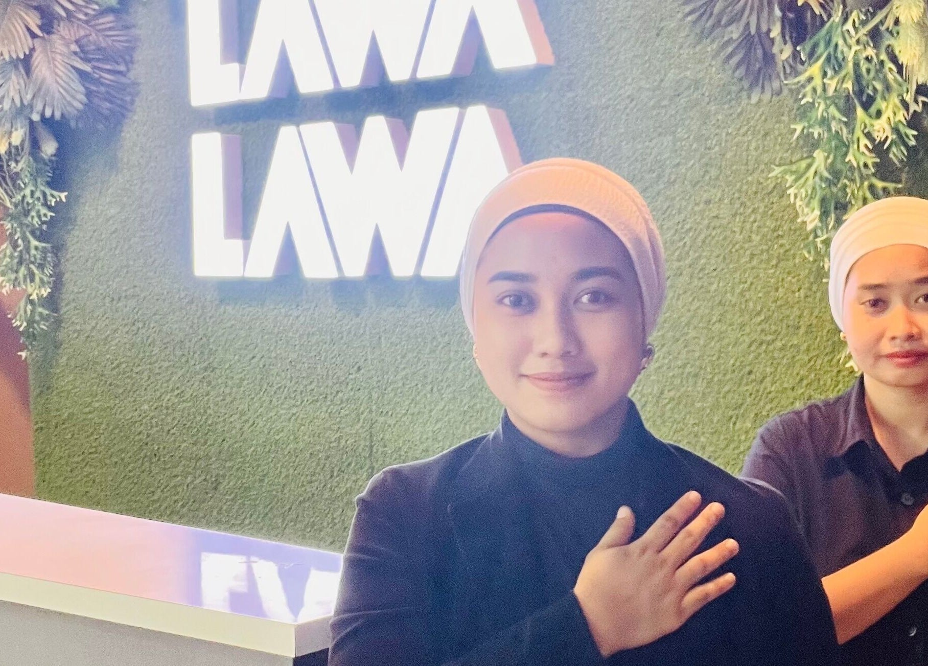 Friendly staff at LAWA LAWA SPA @Larkin Sentral offer a warm welcome in Johor Bahru, Johor, MY.