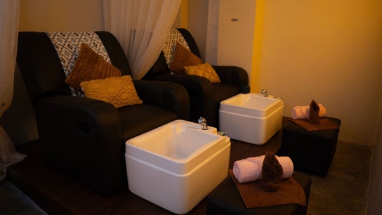Relaxation chairs and foot bath at LAWA LAWA SPA @KSL City Mall, Johor Bahru, Johor, MY.