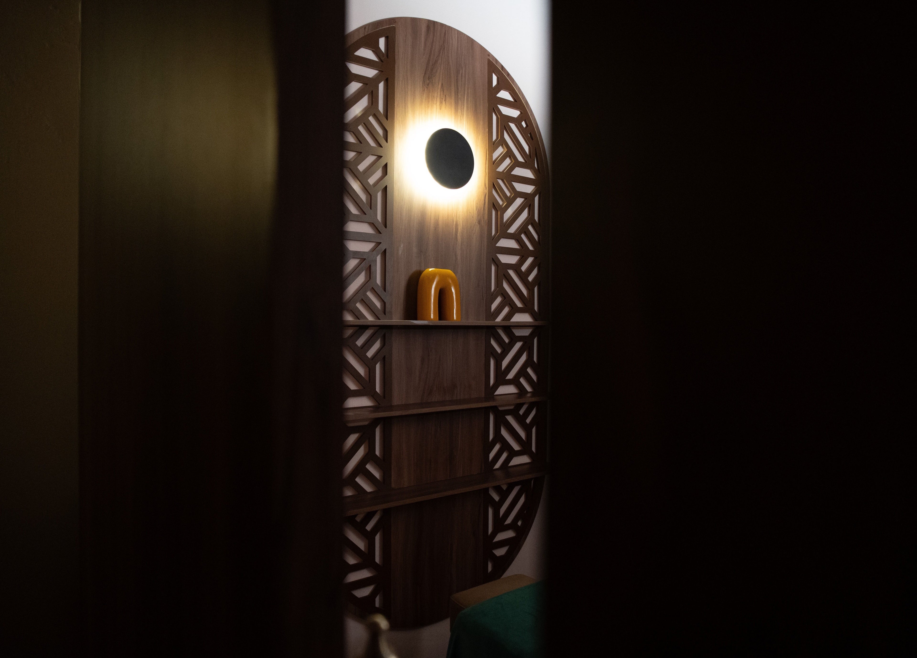 Elegant wooden decor at LAWA LAWA SPA @Komtar JBCC, Johor Bahru, Johor Darul Ta'zim, MY beckons relaxation.