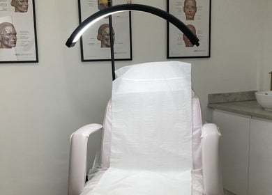 Luxurious treatment chair at Lucy Angel, Lowestoft GB. Perfect for beauty and wellness services.