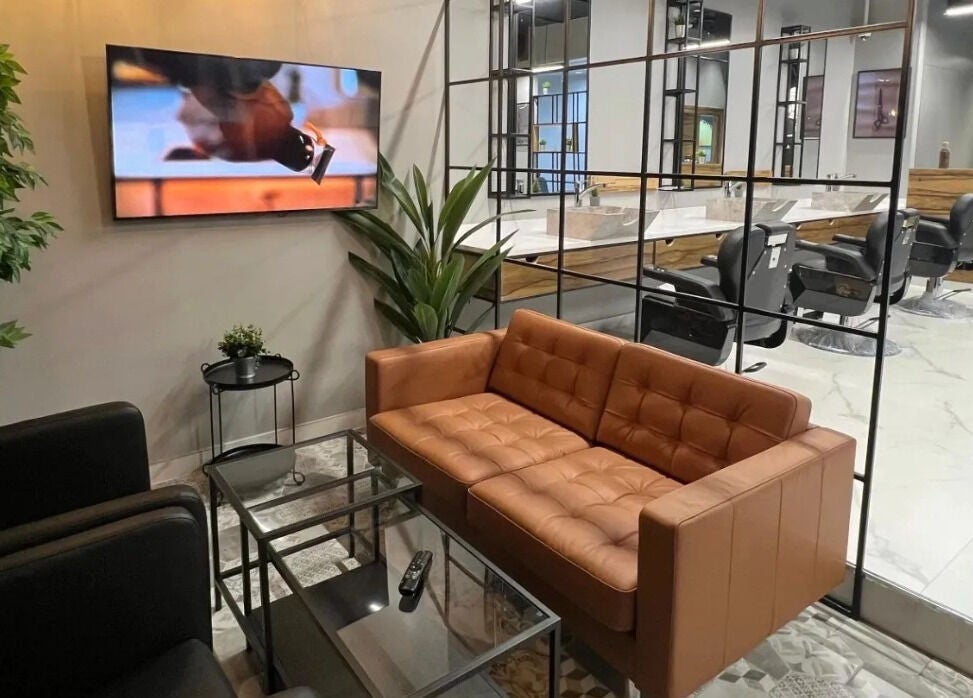 Stylish seating area at Yousef Afandi- Rabieh, Amman, Amman Governorate, JO with luxurious decor.