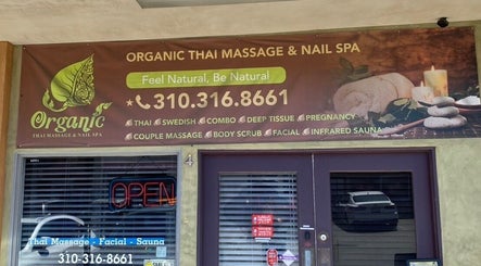 Entrance of Organic Thai Massage, Spa and Facial in Torrance, California, US.