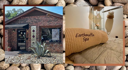 Hair Knowlogy & Earthmuffin Spa exterior and interior, Aiken, South Carolina, US.