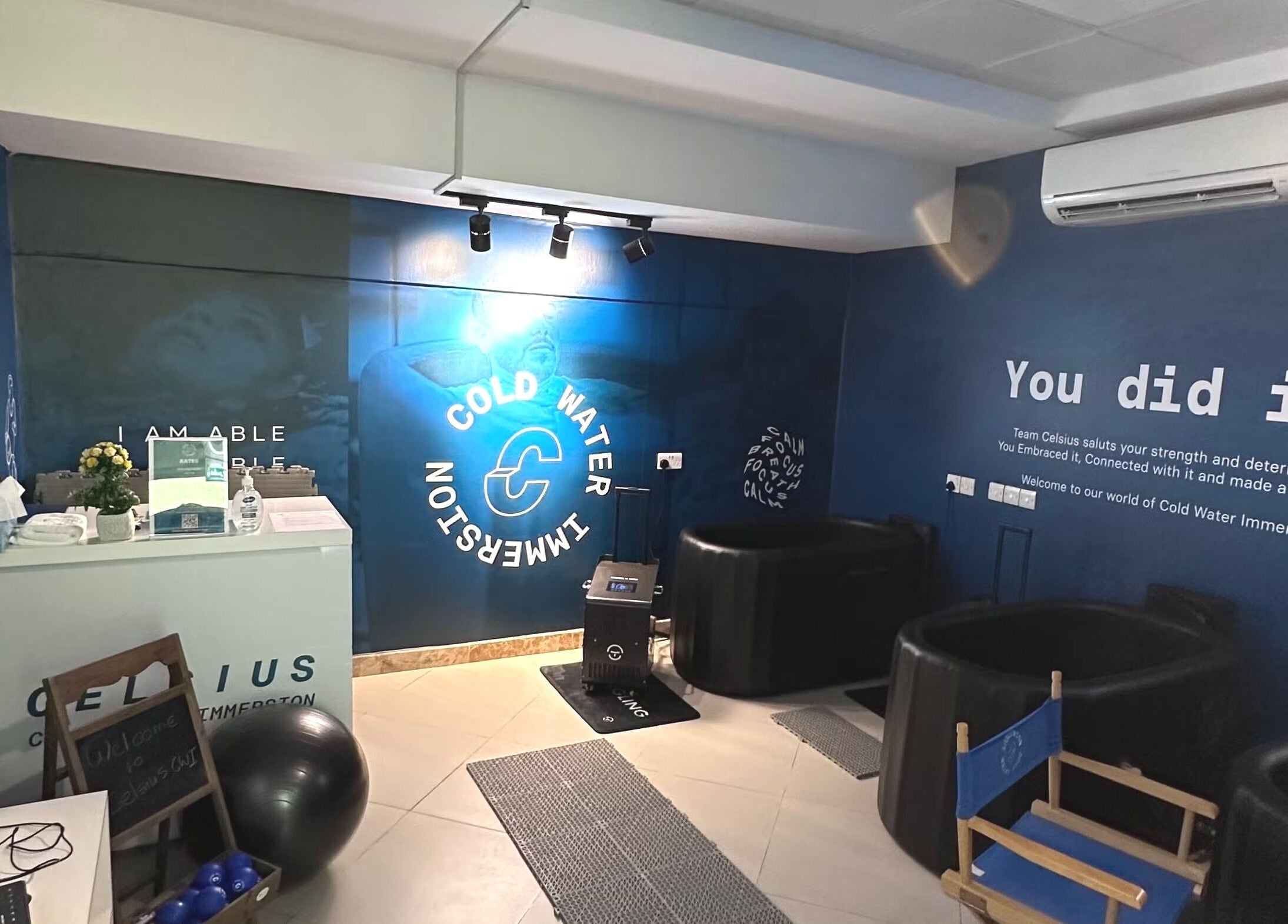 Celsius Cold Water Immersion venue featuring tubs and a welcoming atmosphere in Abu Dhabi, Abu Dhabi, AE.