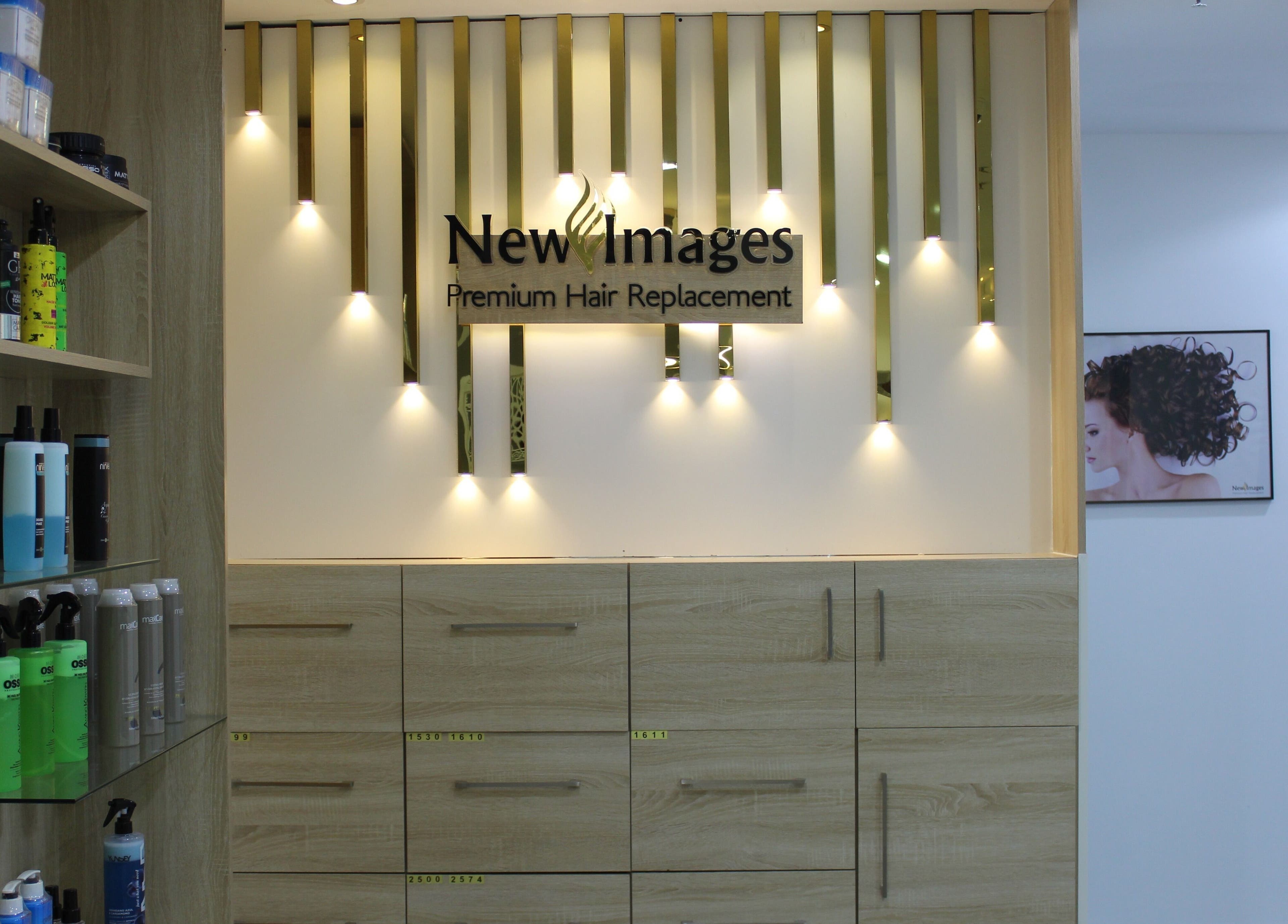 Stylish shelves and lighting at New Images, Dubai, 127825, AE.