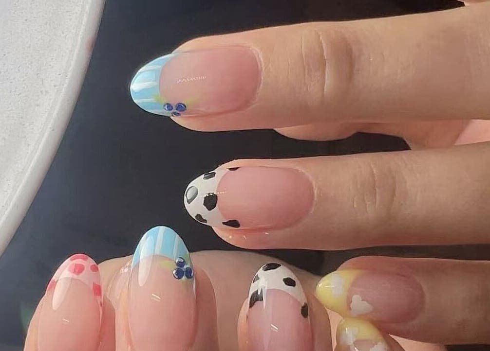 Colorful nail art at Abby Nails Finsbury Park, London, England, GB. Perfect blend of creativity and elegance.