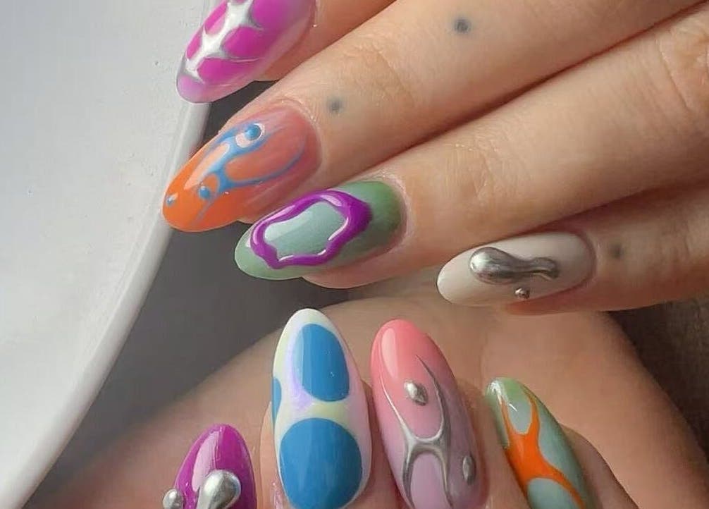 Unique nail art designs at Abby Nails Finsbury Park, London, England, GB.