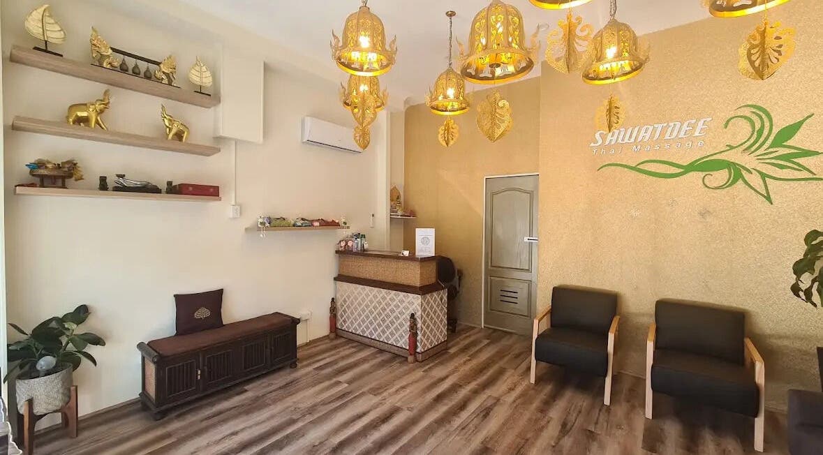 Elegant reception area of SAWATDEE THAI MASSAGE DAY SPA AT MANLY, Manly, New South Wales, AU showcasing Thai decor.