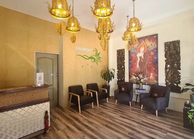 Elegant reception area at SAWATDEE THAI MASSAGE DAY SPA AT MANLY, Manly, New South Wales, AU with Thai decor.