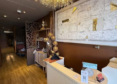 Welcome area of SAWATDEE THAI MASSAGE AND DAY SPA AT REVESBY, Revesby, New South Wales, AU with elegant decor.