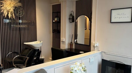 Modern salon interior at Bon Visage Aesthetics Ltd, Shepshed, Loughborough, England, GB.