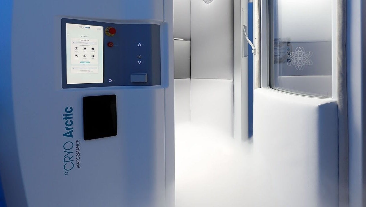 Modern cryotherapy chamber at Celsius Cryotherapy Clinic in Moonee Ponds, VIC, AU. Ideal for wellness and recovery.