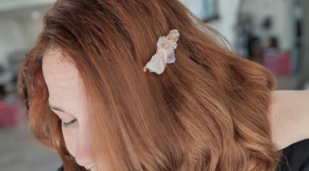 Intricate gemstone hair accessory at Hair Creations by PagieXox, Maryville, Illinois, US.