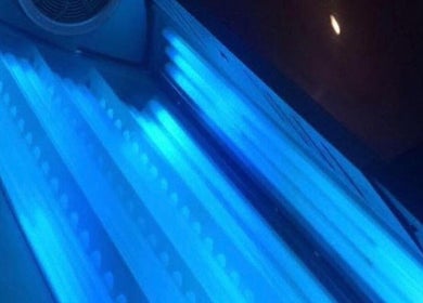 Tanning bed at Beauty by Golden Shells, Leeds, England, GB offering advanced tanning services.