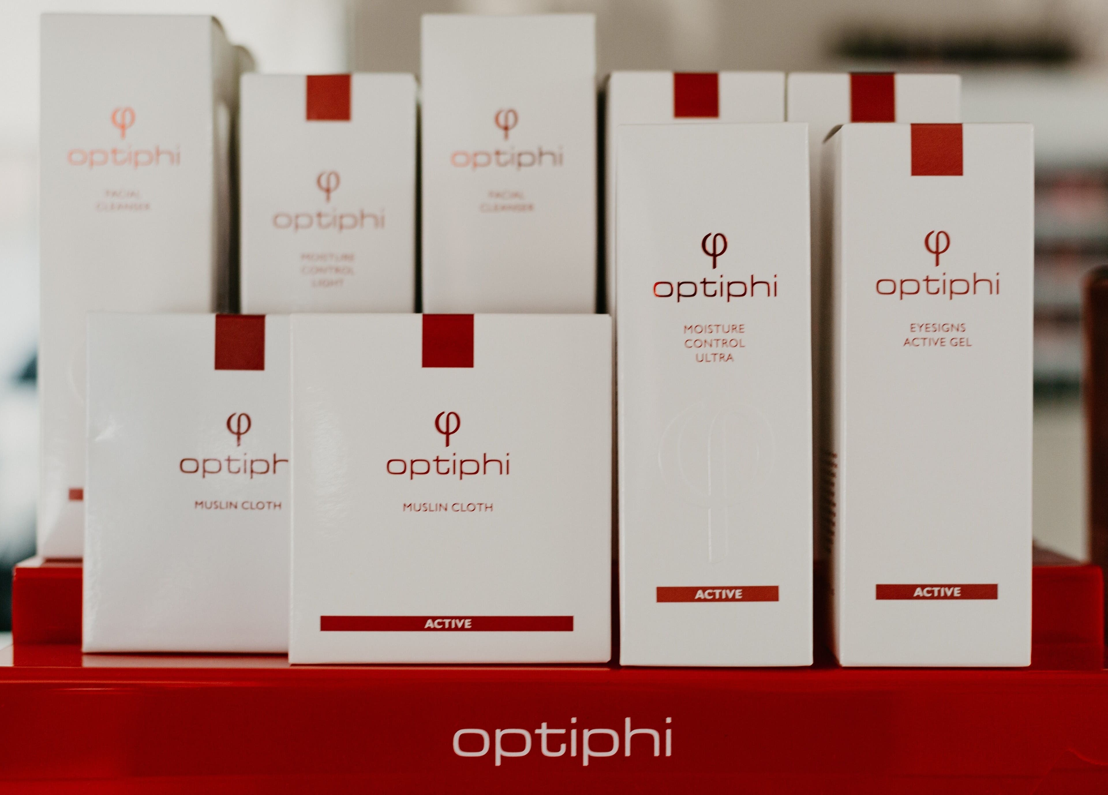 Optiphi products at Femme Aesthetics, Pretoria, Gauteng, ZA.