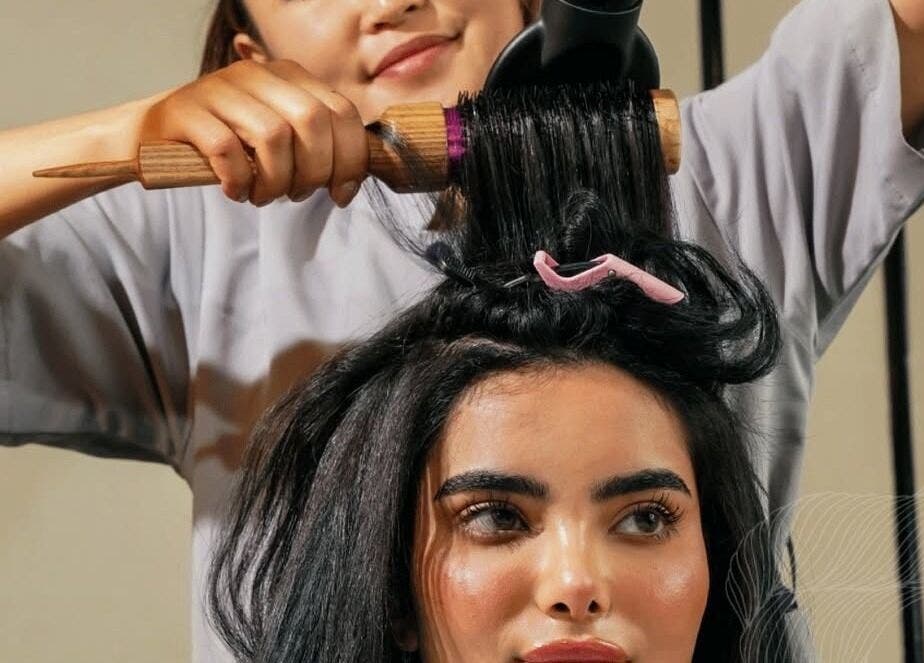 Professional hair styling at Lolia Salon and Spa in Riyadh, Riyadh Province, SA. Experience luxury hair care.