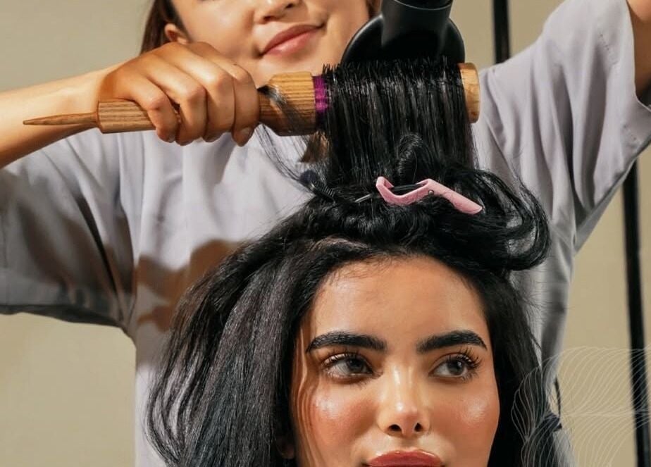 Professional hair styling at Lolia Salon and Spa in Riyadh, Riyadh Province, SA. Experience luxury hair care.