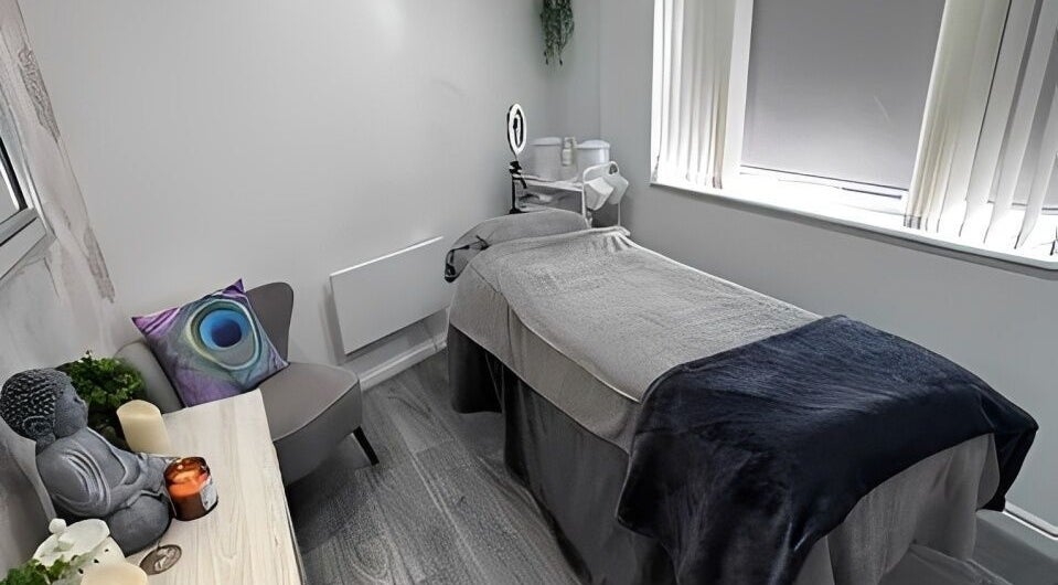Serene treatment room at Phoenix Beauty By Marianna Ori, Wirral, England, GB, offering relaxation and wellness.