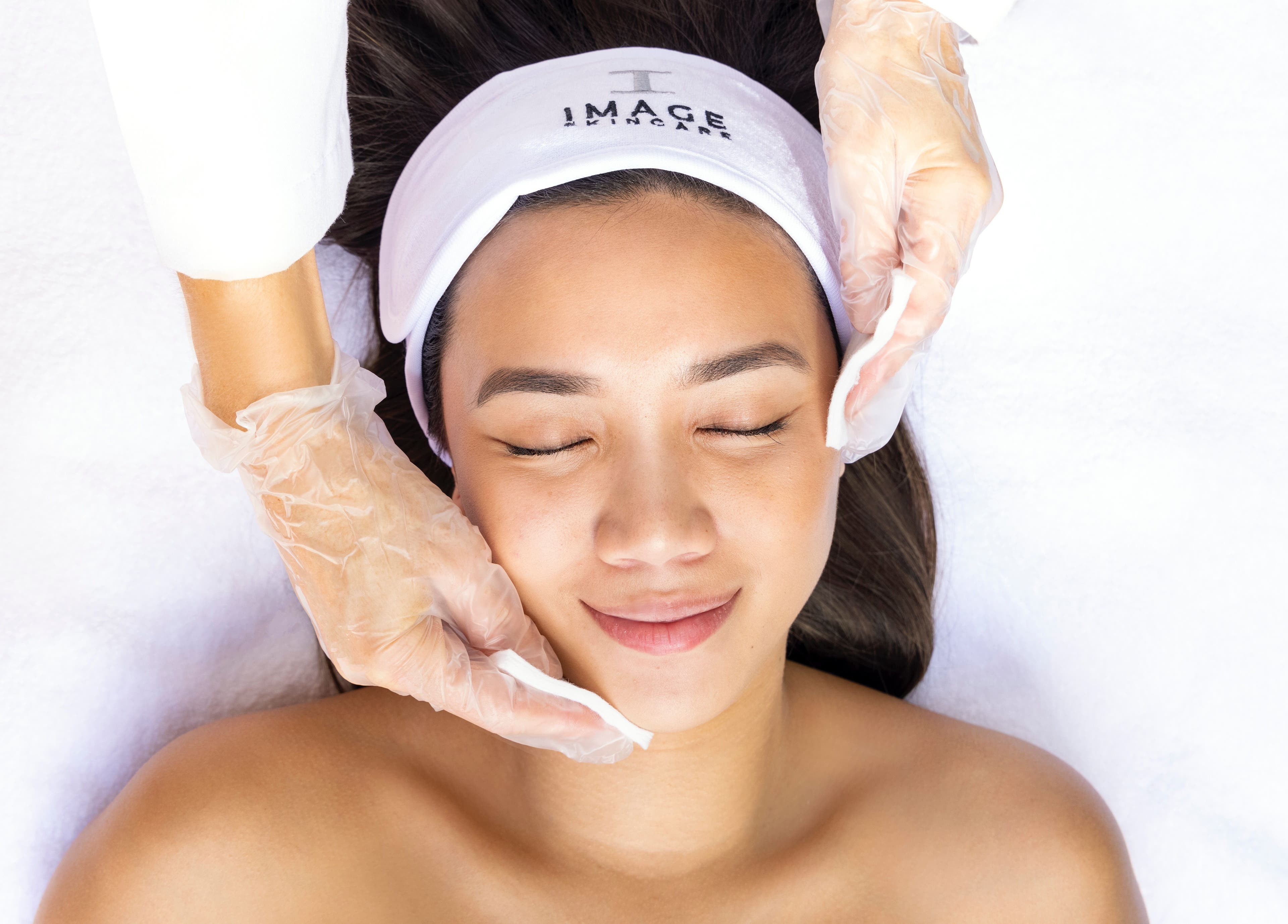 Facial treatment at The Good Skin Clinic in Peterborough, England, GB enhances relaxation and skin health.